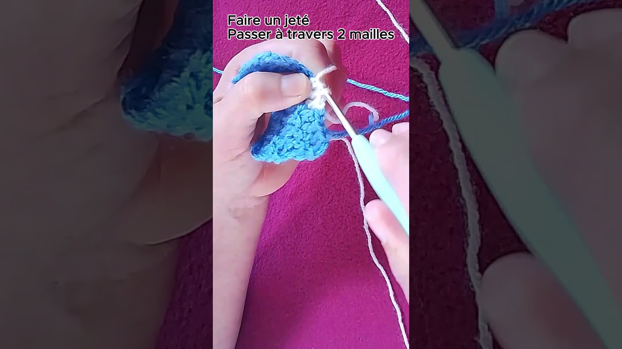 Tutoriel express au crochet : apprendre la Bride en relief avant. Débutants bienvenue