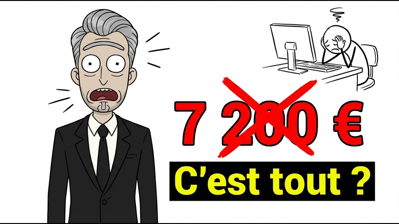 La retraite de la plupart des Européens : 7 200 € c'est votre futur si vous ne changez rien
