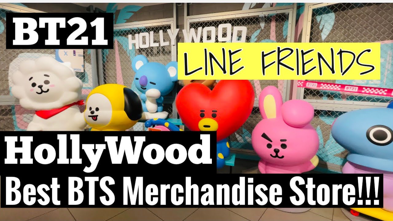 HollyWood Line Friends Store | BT21 Merchandise Store Hollywood Los Angeles California