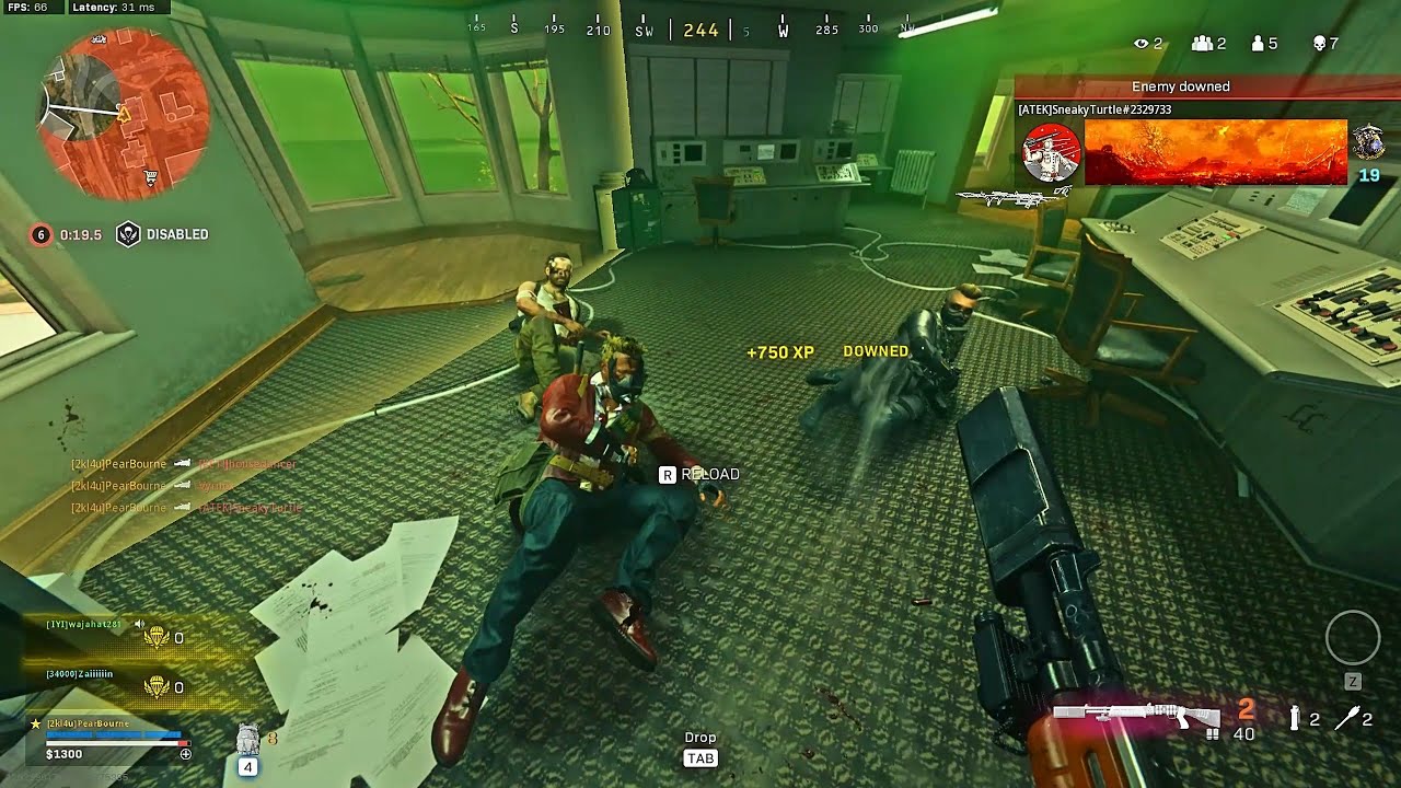 the GALLO 12 clears rooms EASILY