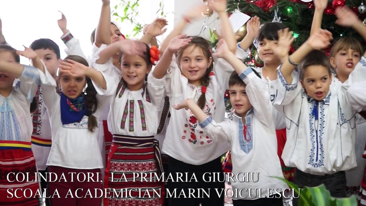 COLINDATORI, LA PRIMARIA GIURGIU - SCOALA ACAD. MARIN VOICULESCU realitatea tv emisiuni