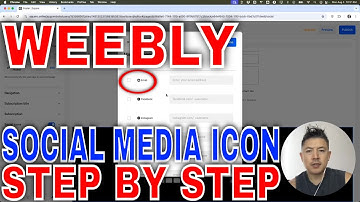 ✅ Hoe voeg je sociale media-iconen toe aan je Weebly-website 2🔴