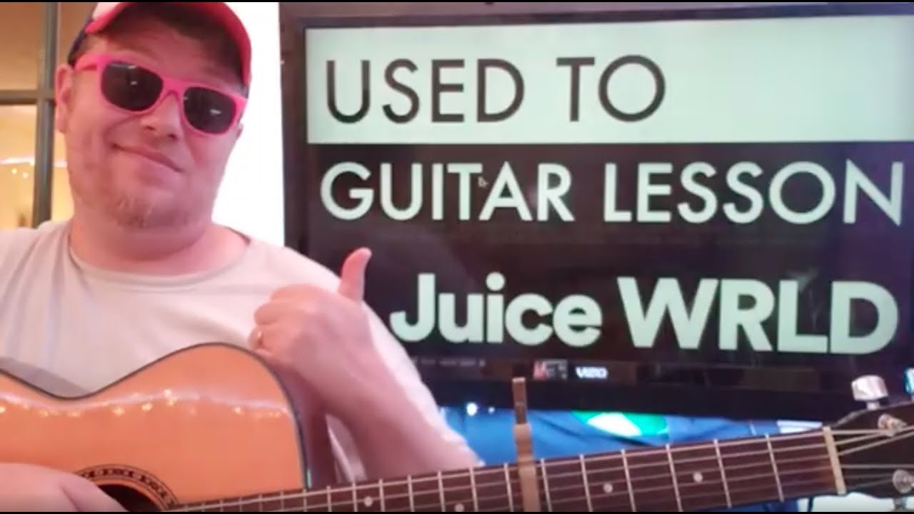 How To Play Used To Guitar Juice WRLD // easy guitar tutorial beginner lesson easy chords