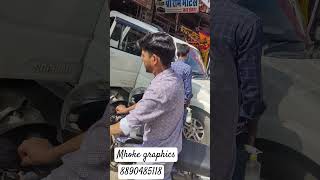 Scorpio M_hoke graphics installation #scroopi #scropio_lover #Mahindra Scorpio #8890485118