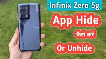 How to hide & unhide app in infinix zero | infinix zero hide app | infinix zero app hide
