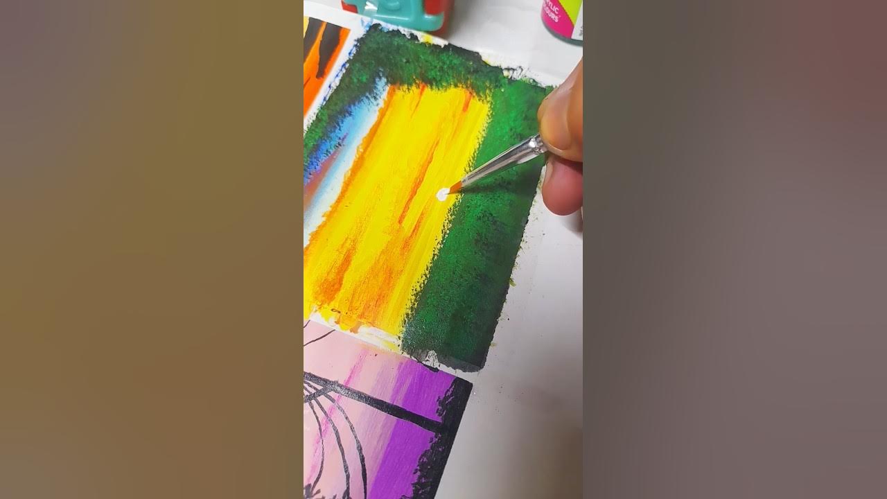 Mini painting short you tube 🥰🥰🥰 YouTube