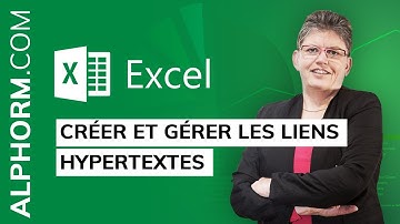 Formation EXCEL 2016: Avancé | Créer et gérer les liens hypertextes