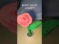 “DIY Red Rose Clay Tutorial 🌹 | Easy Handmade Flower”