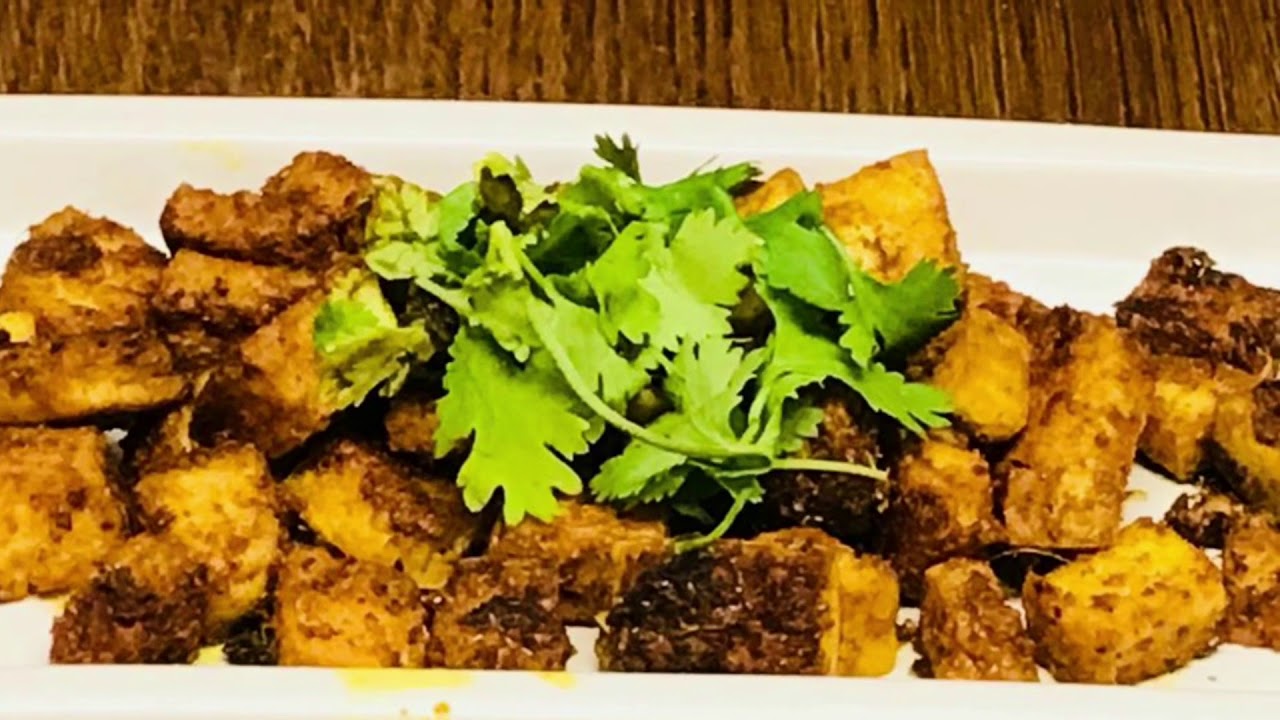 indian style tofu fry ( vegetarian high protein recipie) YouTube