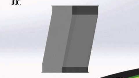 OFFSET RECTANGULAR DUCT// DESVIO DUCTO RECTANGULAR
