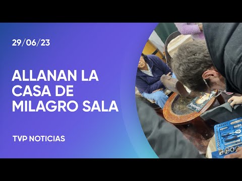 Allanaron la casa de Milagro Sala