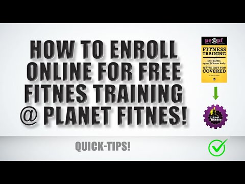 How to enroll in personal training classes FREE, at a Planet Fitness gym, easily.  (from the app)