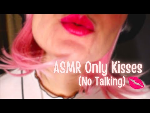 ASMR Many Kisses No Talking (muah, up-close, far, blow kisses) | ASMR Nordic Mistress