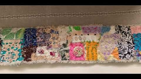 Slow stitched snippet roll
