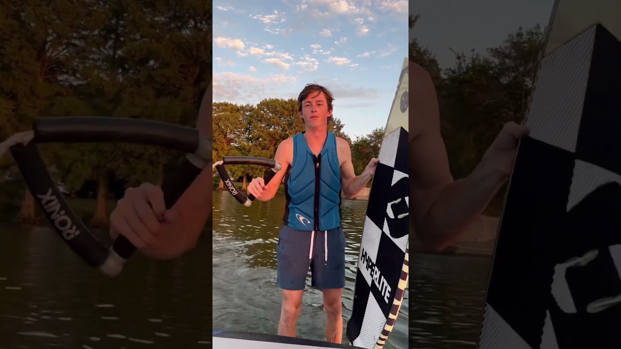 Trying out the H3X plus Shaper for wakesurfing