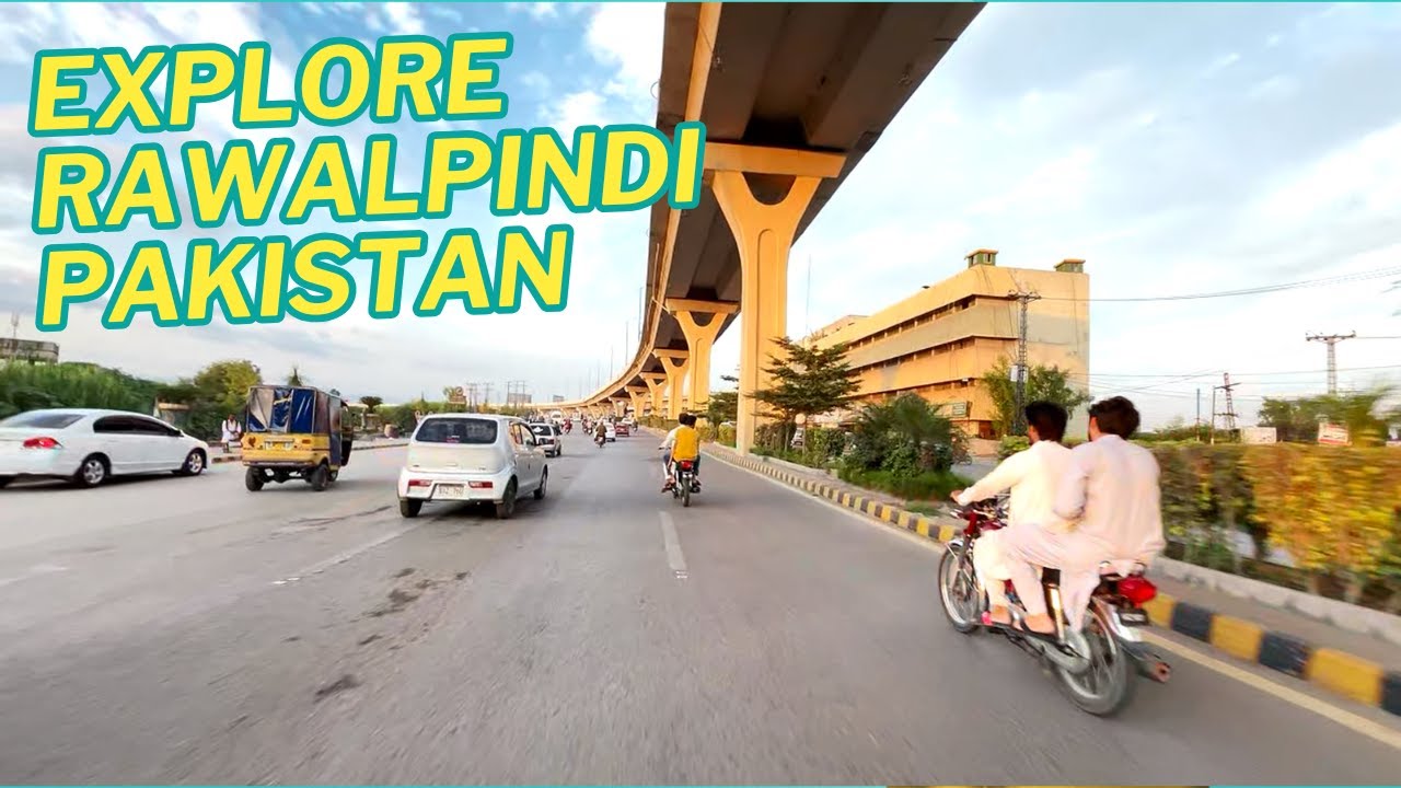Rawalpindi Bike Ride 4K | Chanda Chichi, Civil Lines, Sarwar Road, Sir Syed Road & Murree Road Tour