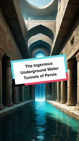 The Ingenious Underground Water Tunnels of Persia #shorts #facts #shortsviral