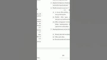 AOM 2021 Exam pattern||AOM-1 Questions paper || 2022 Exam pattern AOM -1|| #shorts