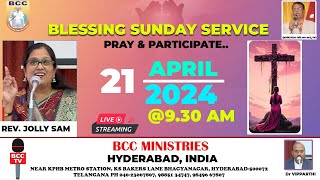 BCC SUNDAY SERVICE  LIVE || 21st APRIL 2024 || BCC Ministries