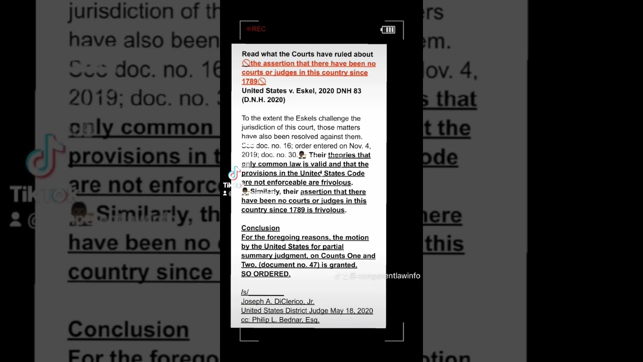 US Statutory Law vs Common Law, the facts.