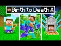 Baby Shark - We Played Minecraft From Birth To Death in Minecraft - Animation!