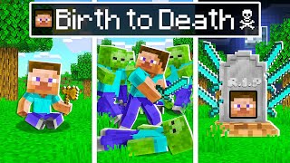 Baby Shark - We Played Minecraft From Birth To Death in Minecraft - Animation!