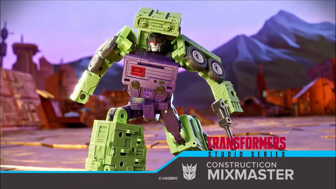 Transformers Studio Series 86 Constructicon Mixmaster Trailer - YouTube