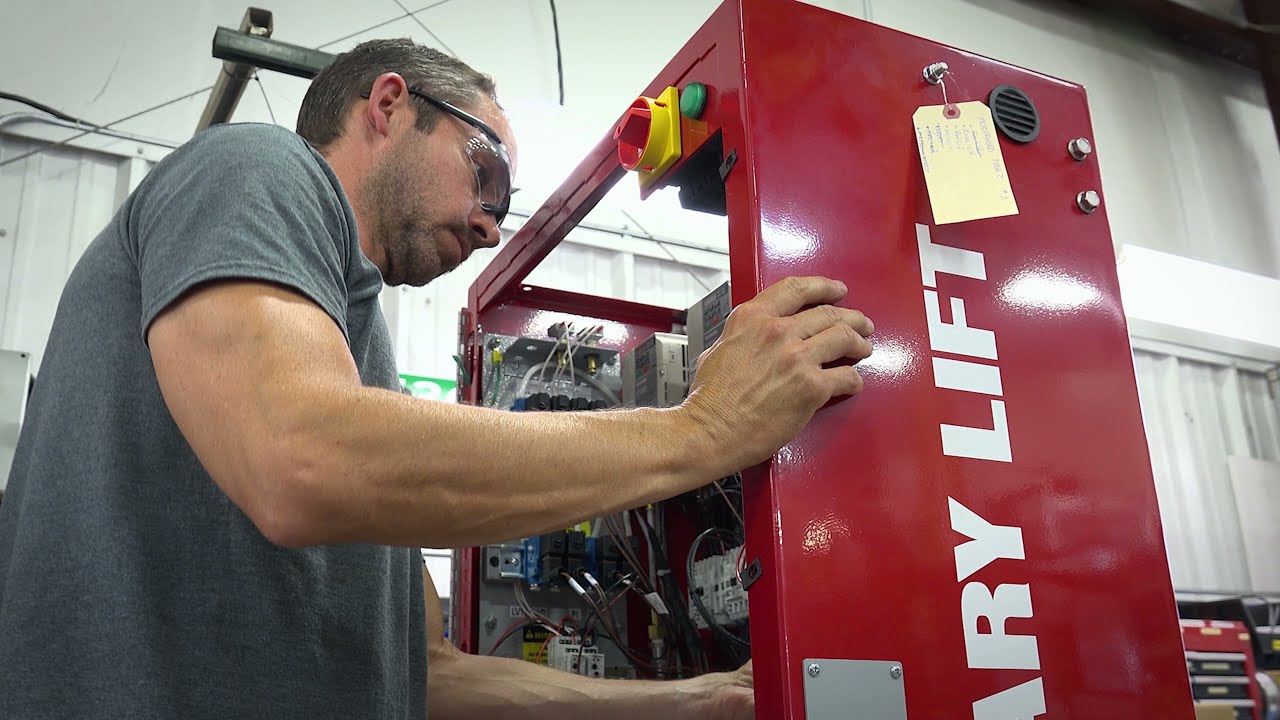 Equipment raised right.