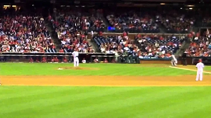 Albert Pujols strikes out on three pitches