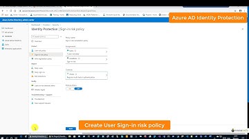 #MicrosoftAzure...... Azure AD Identity Protection......