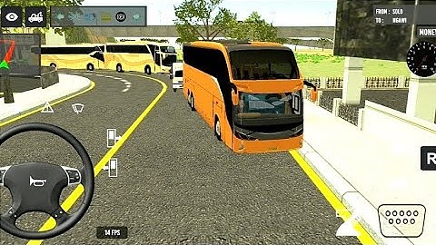 Indonesia Coach Bus Driving | Euro Bus Simulator 2025 | Realistic Android Gameplay