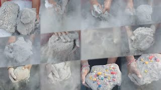 Asmr Editx Super dusty soft sand cement texture's crumbling in water||Lily Editx  screenshot 5