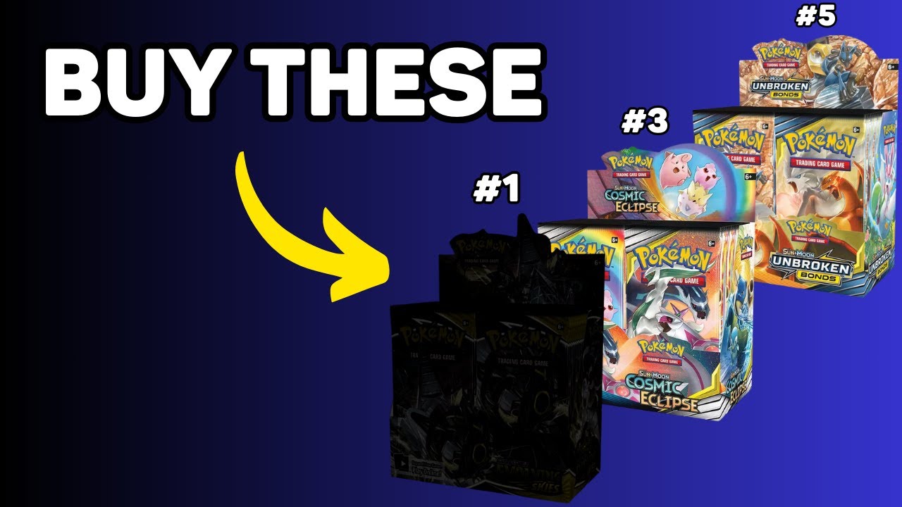 The Best Pokemon Booster Box Investments in 2024 - All S&M and SWSH Boxes Analyzed