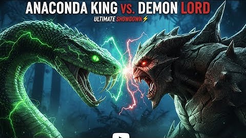 GOD-TIER ANACONDA vs. DEMON HORDE | Epic Amazon Monster Battle (AI Animation) #animation #monster 