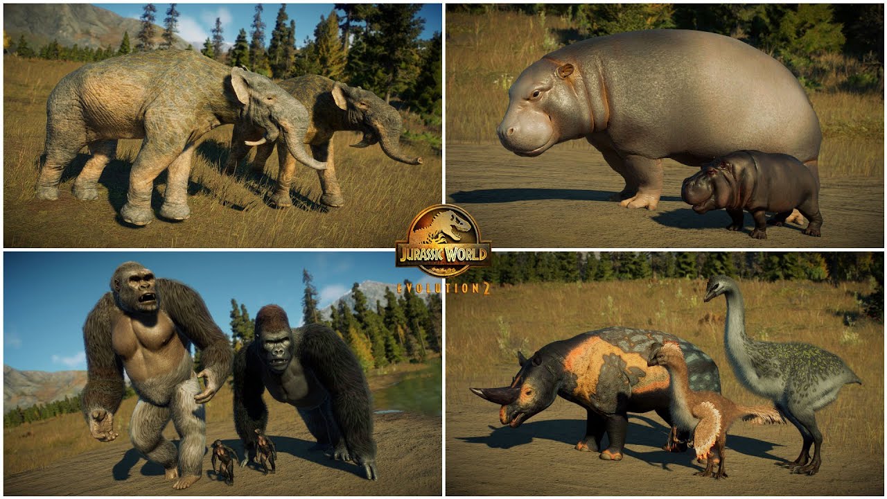 ALL NEW 70 MODDED DINOSAURS AND CREATURES IN CANADA | JURASSIC WORLD EVOLUTION 2