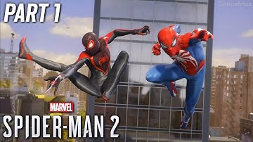 SPIDER-MAN 2 Walkthrough Gameplay Part 1 - Intro (Full Game) | PS5 4K60FPS