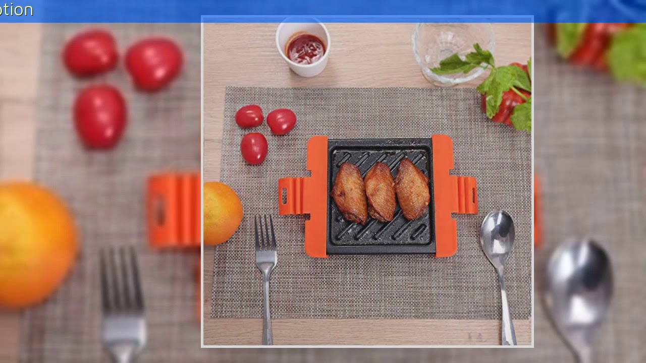 MACONEE Microwave Sandwich Maker  Panini Press Sandwich Maker  Microwave Grill Tray Crisper  Grill F