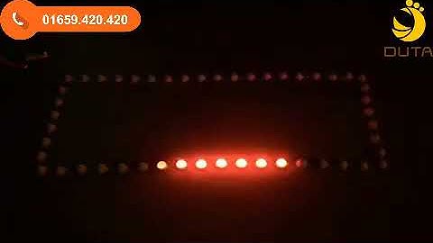 Sử dụng bộ điều khiển thay đổi màu ánh sáng bóng led bát F50 full color