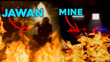 JAWAN Trailer Scene Recreate | Using VFX | NotBowDown