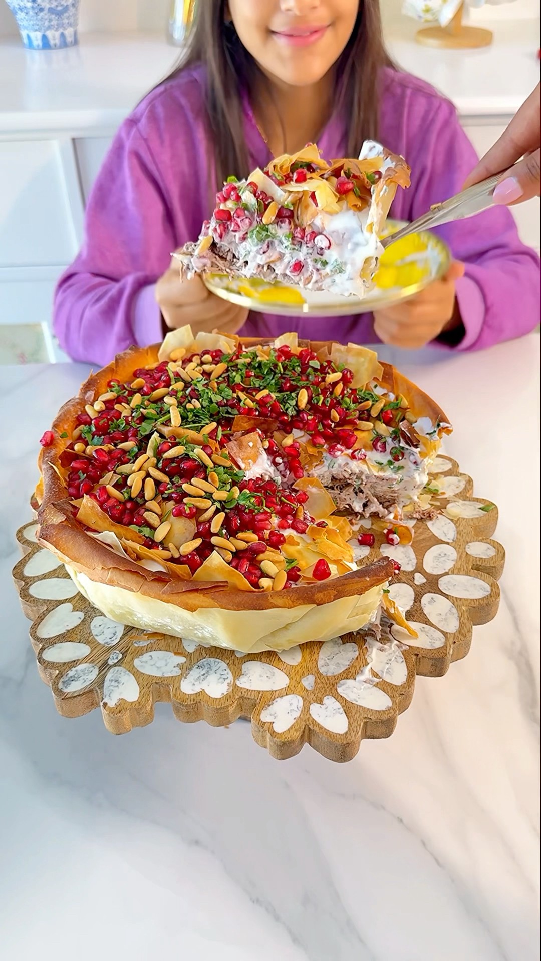 كيكة مسخن مناسبة للجمعات وجميع المناسبات ما تستنو رمضان وقومو اعملوها ? #food