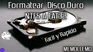 ¿Cómo formateo mi disco duro a FAT32?