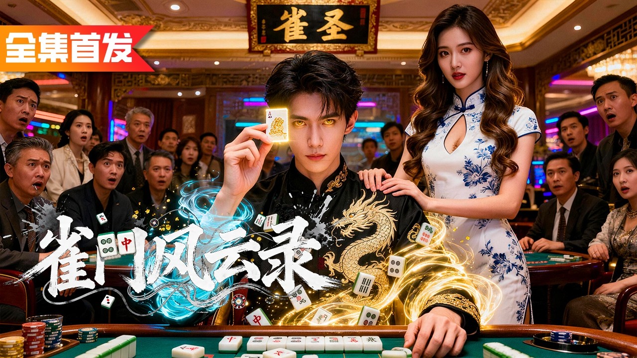 雀聖老祖留下千年牌局無人能解，廢物庶子卻一指輕鬆破局！一手神級雀術單挑四大宗門，開牌碾壓全場天才，美女總裁當場開出千億請他到賭場坐莊！《雀门风云录》