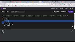Kotlin Intro-8 (Loops, When condition,Range)