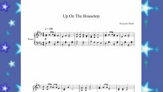 Up On The Housetop   Benjamin Hanby Piano