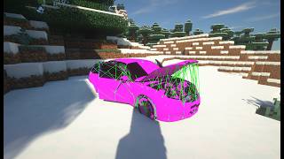 Soft-body vehicle in Minecraft, with shader pack support screenshot 2