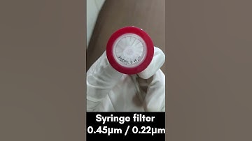 Syringe Filters for HPLC||Filteration for HPLC #hplc #column #syringefilter