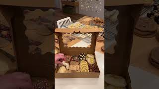 Packing Christmas cookie boxes for my family🍪🎅🏼 #christmascookies #christmasbaking #homebaker