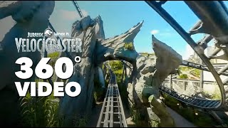 360 VIDEO: Jurassic World VelociCoaster | Universals Islands of Adventure