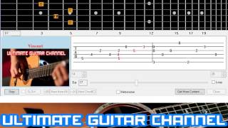 Video thumbnail of "[Guitar Solo Tab] Vincent (Don Mclean)"