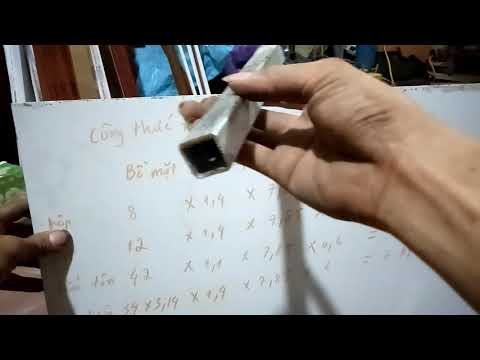 Video Cách tính trọng lượng của sắt và inox - youtube